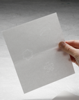 Rikyu Kaishi (Japanese paper for tea ceremony) - Watermark (for women)