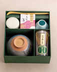抹茶一式セット「中之白」名所茶碗