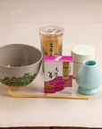 抹茶一式セット「中之白」名所茶碗