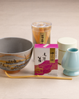 抹茶一式セット「中之白」名所茶碗