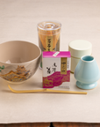 抹茶一式セット「中之白」名所茶碗