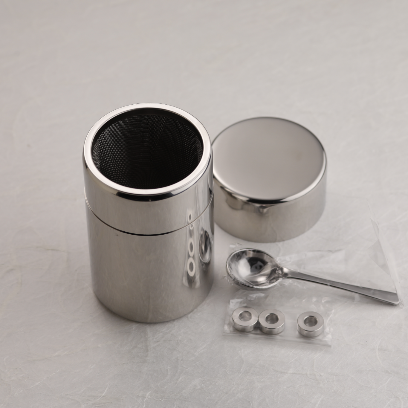 近藤さんの茶ふるい缶 中 – 中村茶舗