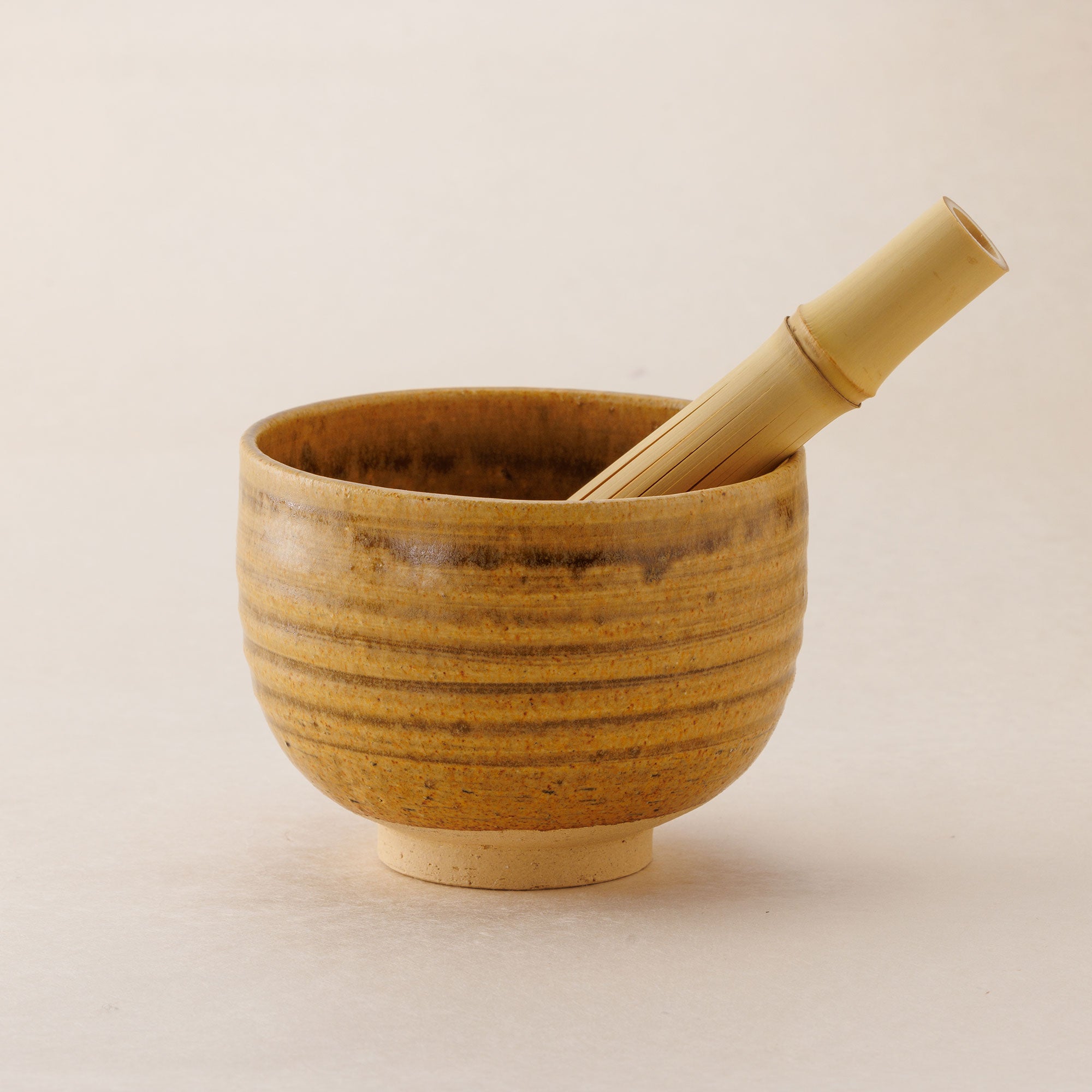 75布志名焼 ぼてぼて茶碗 島根県 出雲 山陰 民藝 茶道具 緑