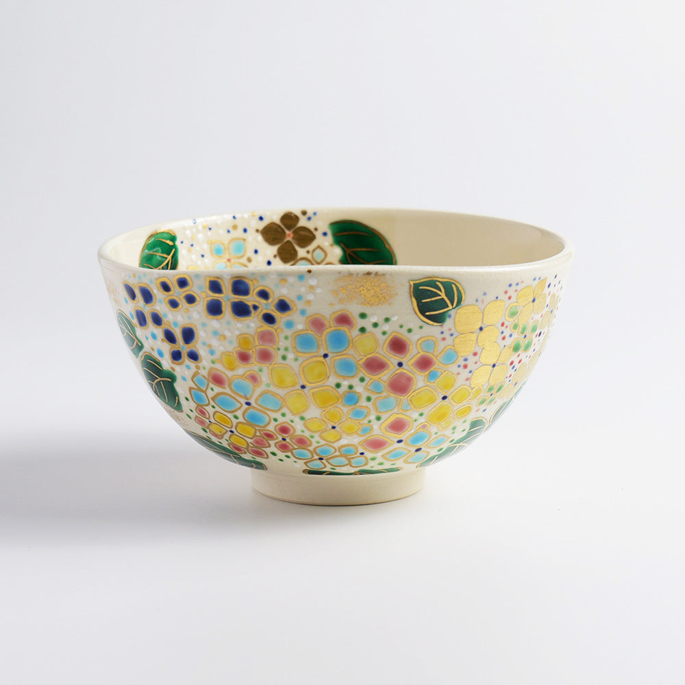茶碗「色絵 紫陽花」 – 中村茶舗