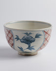 Tea Bowl "Blue-Gray Glaze, Crab Design"