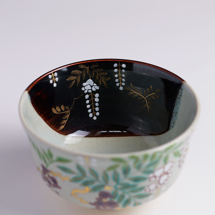 茶碗「掛分け 藤花」 – 中村茶舗