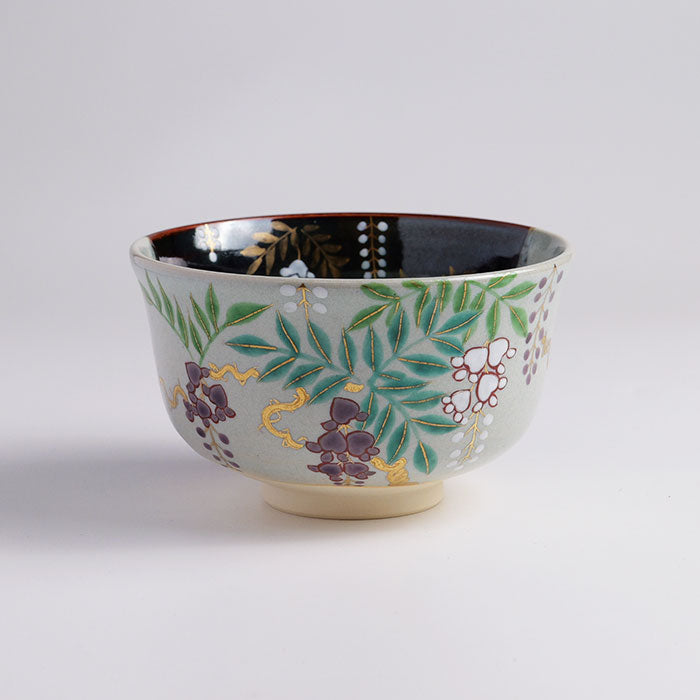 茶碗「掛分け 藤花」 – 中村茶舗