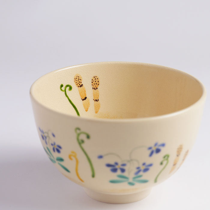 茶碗「仁清 春草」 – 中村茶舗