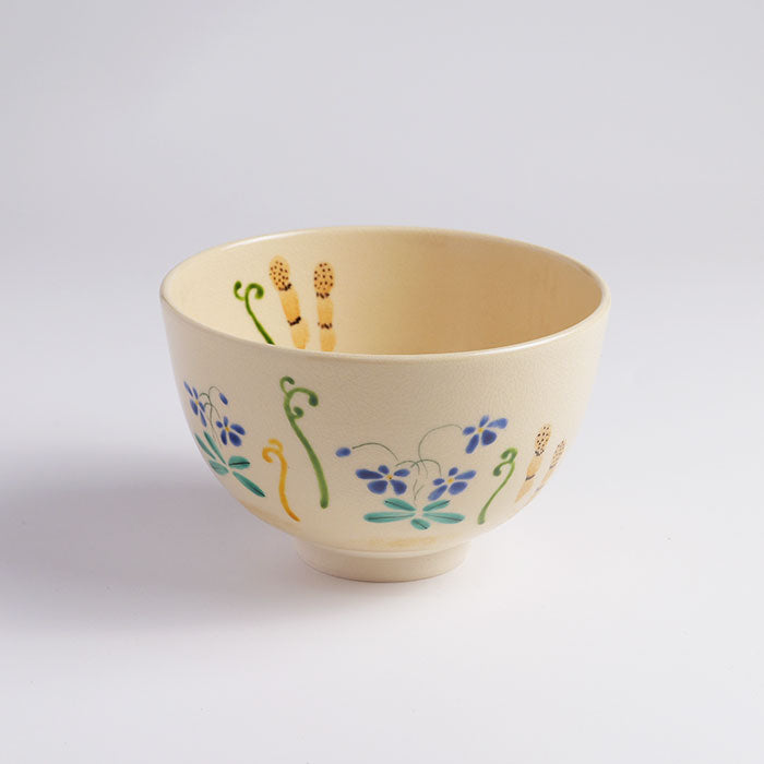 茶碗「仁清 春草」 – 中村茶舗