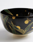 茶碗「黒釉 笹螢」