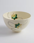 Tea Bowl "Blue-Gray Glaze, Crab Design"