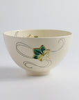 Tea Bowl "Blue-Gray Glaze, Crab Design"