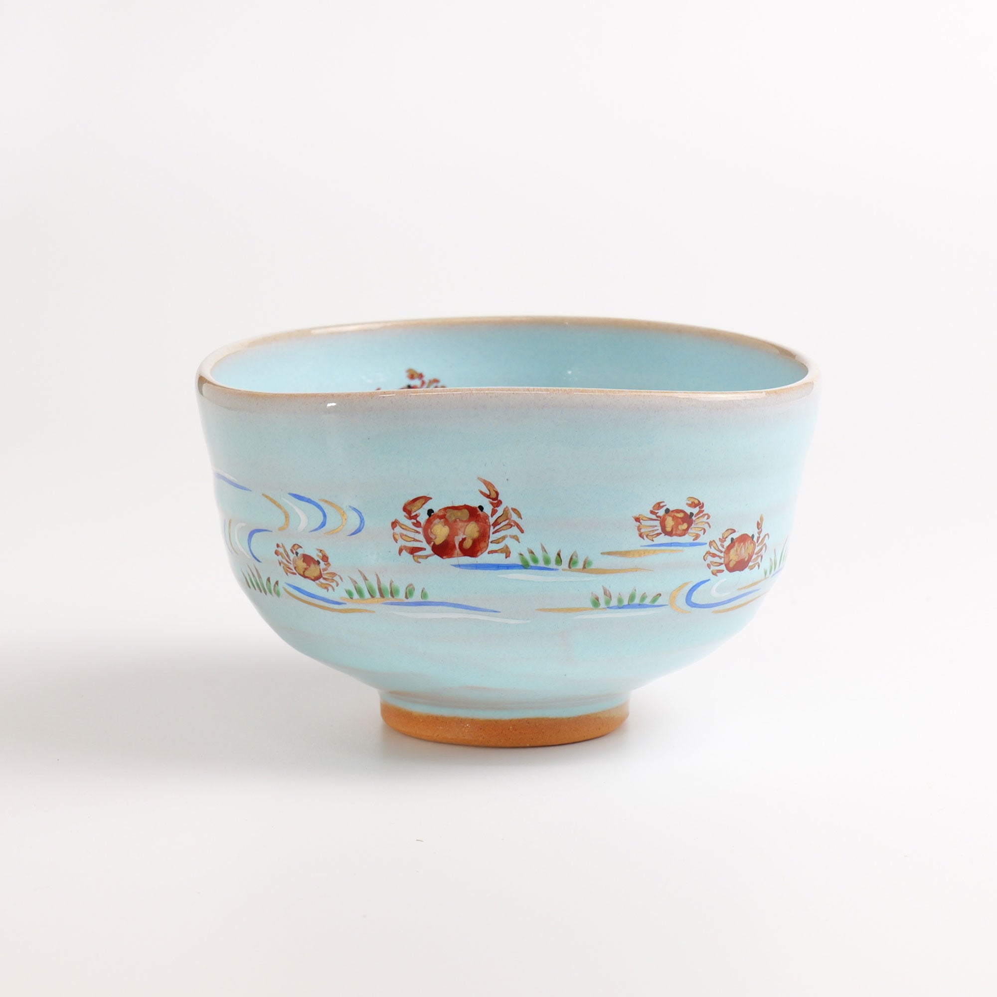 茶碗　カニ模様 茶碗「青灰釉 蟹絵」 – 中村茶舗