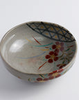 Heat-resistant Glass "Gizan Flat Teabowl: Dew on Grass"