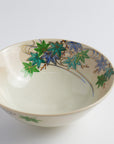 Tea Bowl "Blue-Gray Glaze, Crab Design"