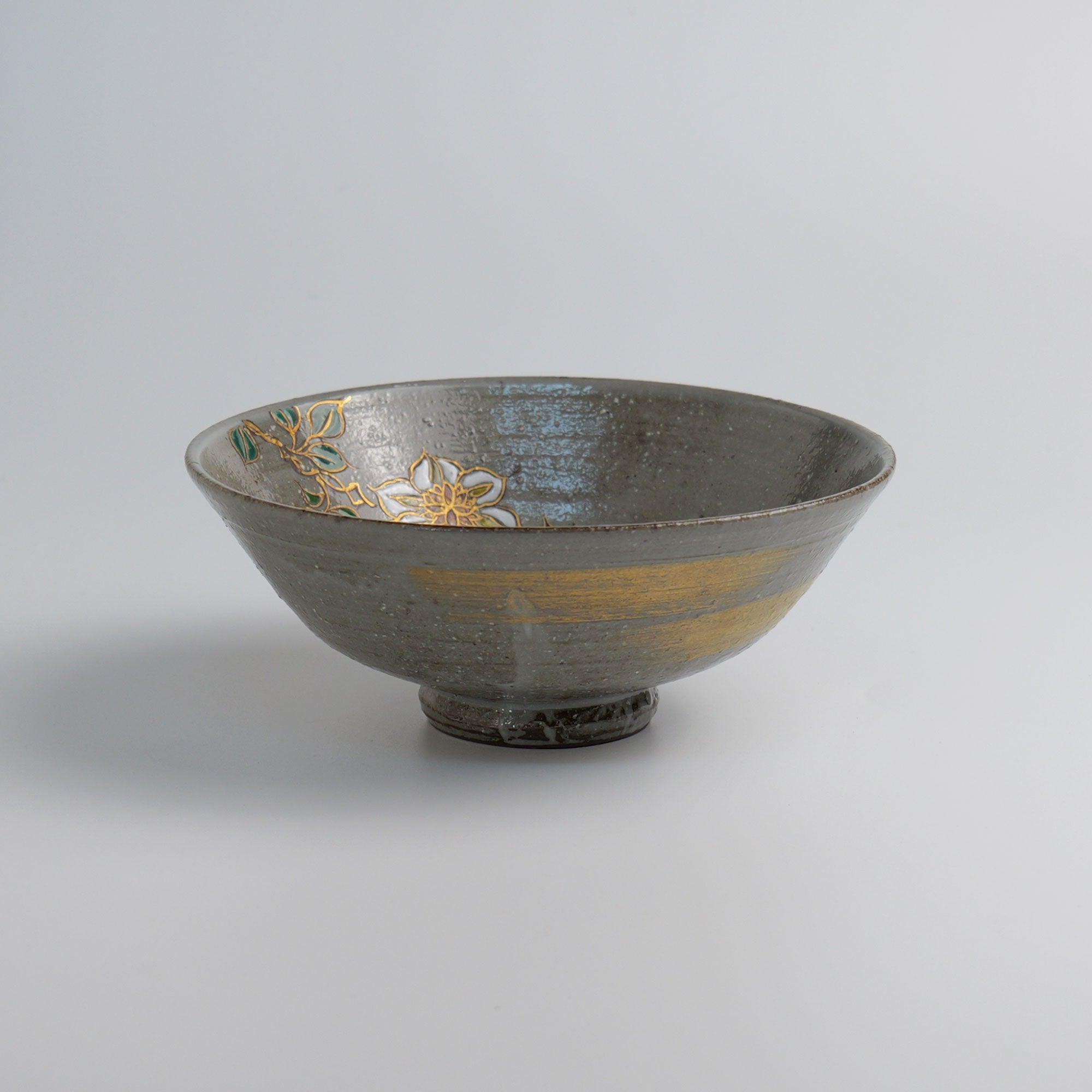 平茶碗「乾山写 鉄仙」 – 中村茶舗