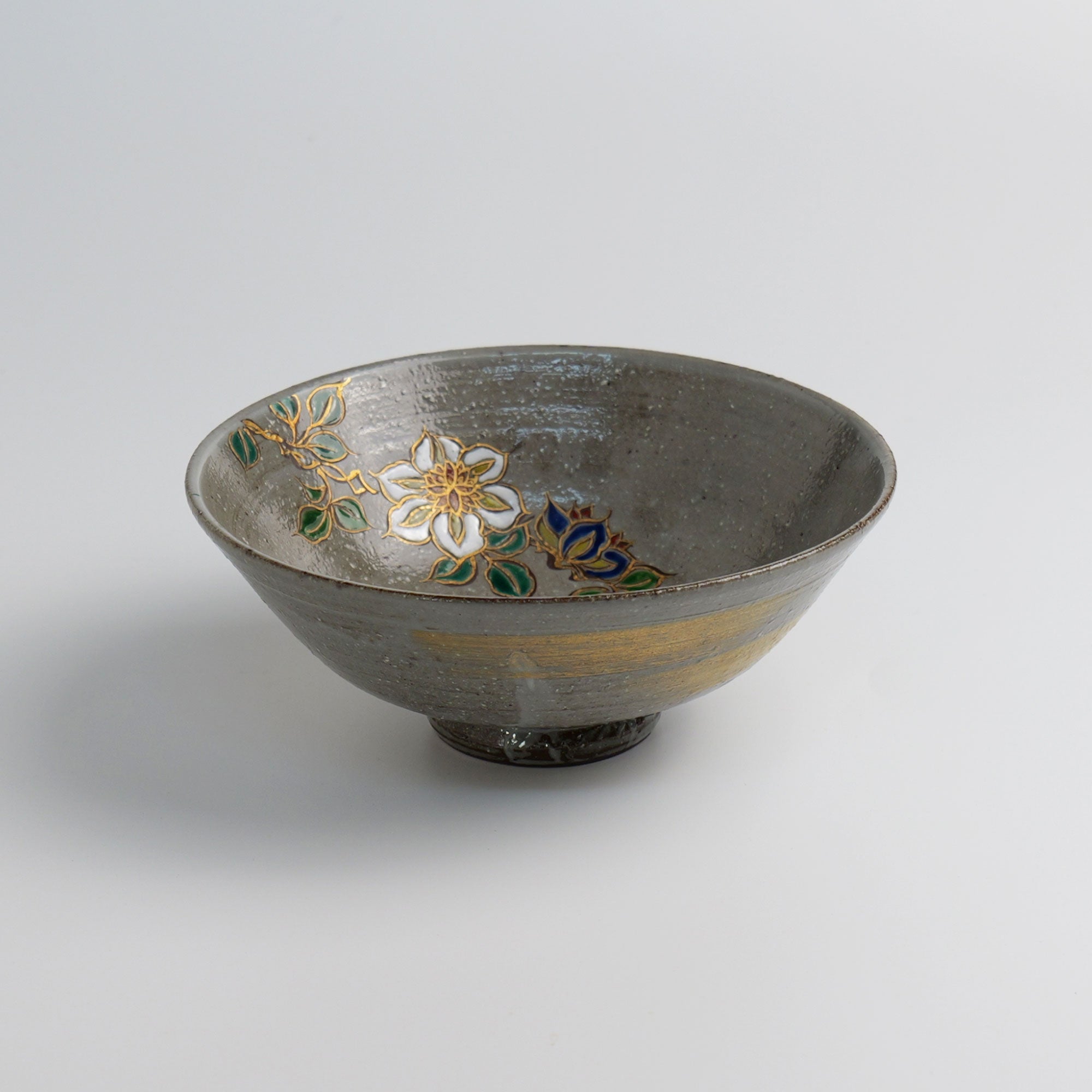 平茶碗「乾山写 鉄仙」 – 中村茶舗