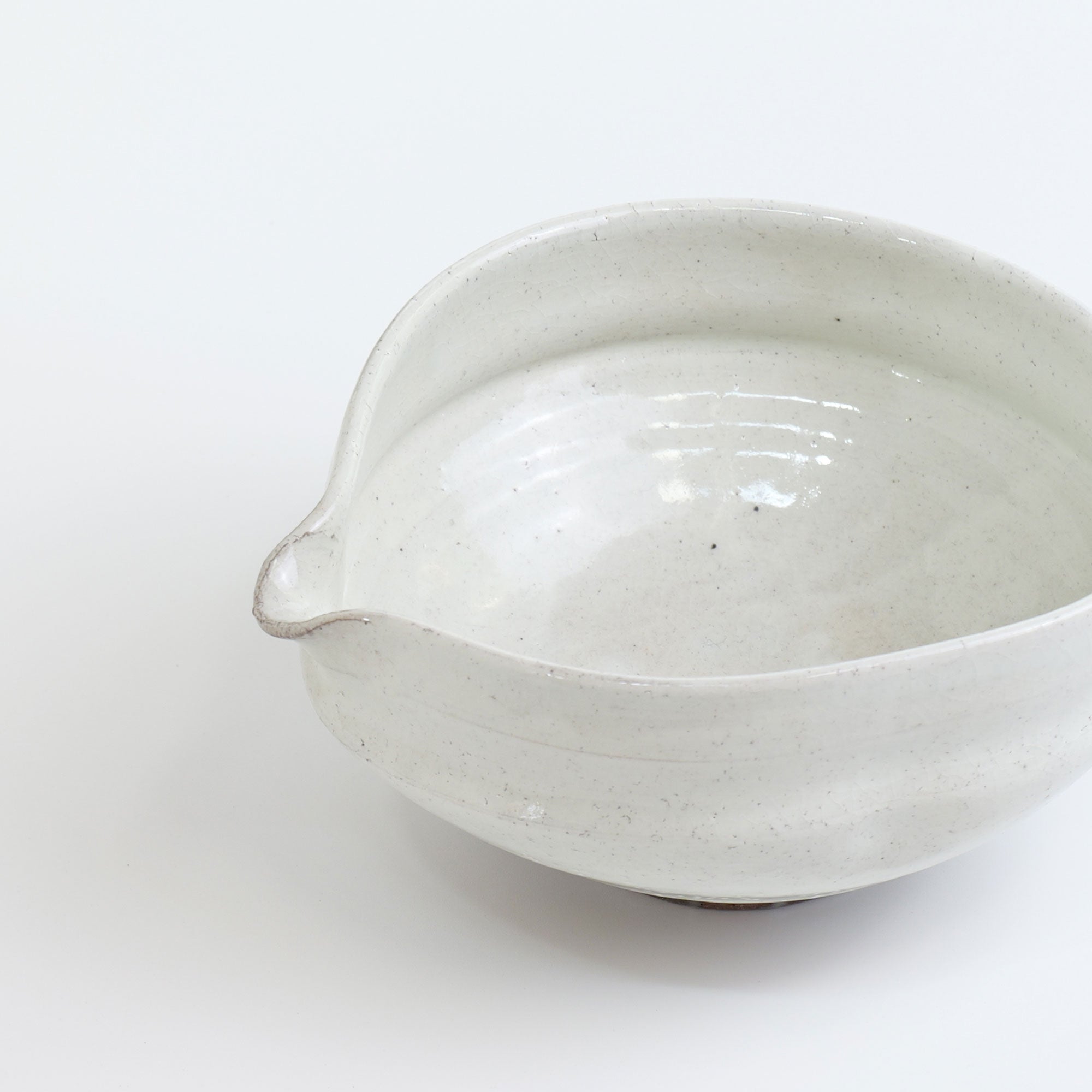 片口茶碗 粉引 – 中村茶舗
