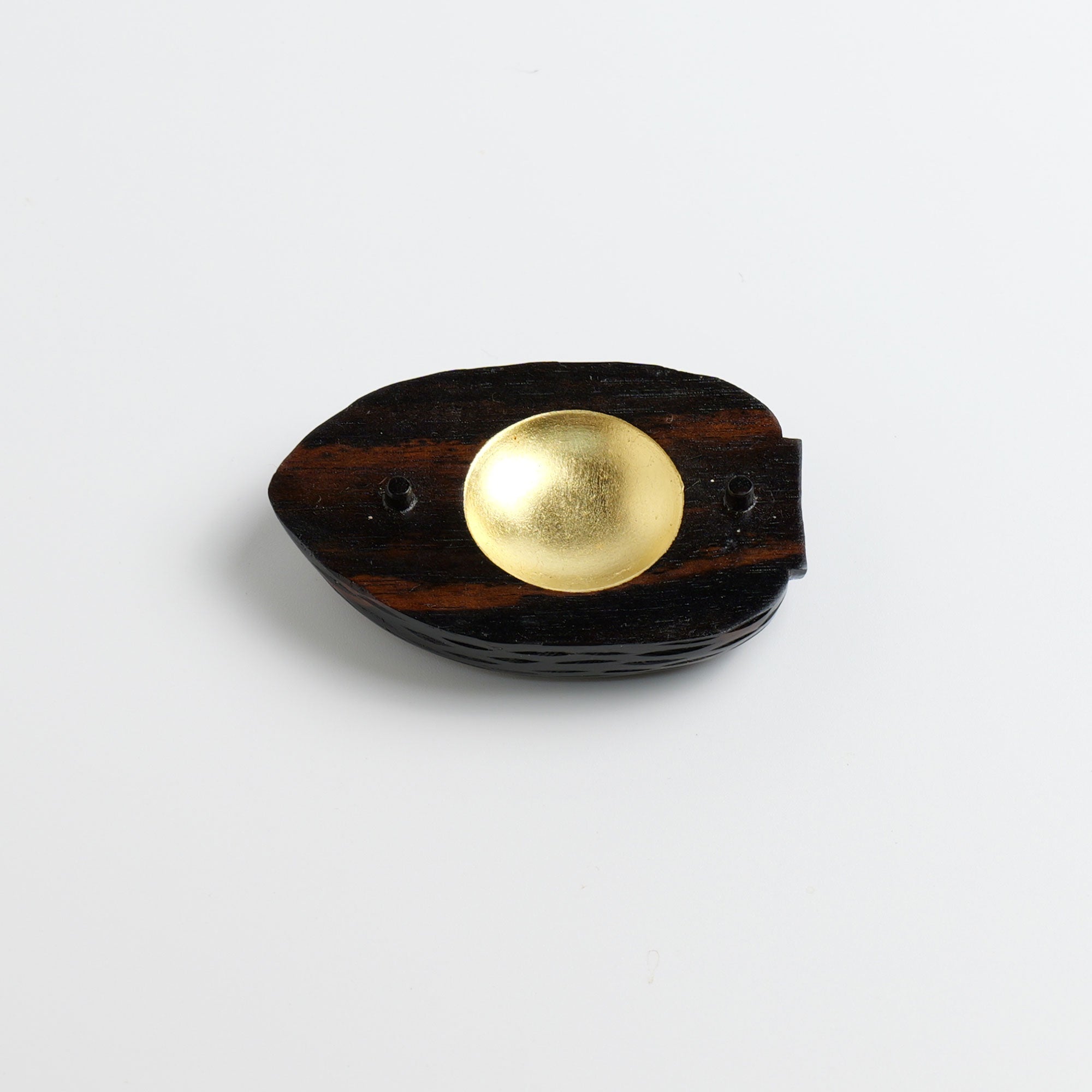 【古玄社】時代　古錫造香合・黒柿造香合　H5134 寺院仏具 香合 希少黒柿 1.8寸 : 仏像仏具・仏教美術ヤフー店 - 通販