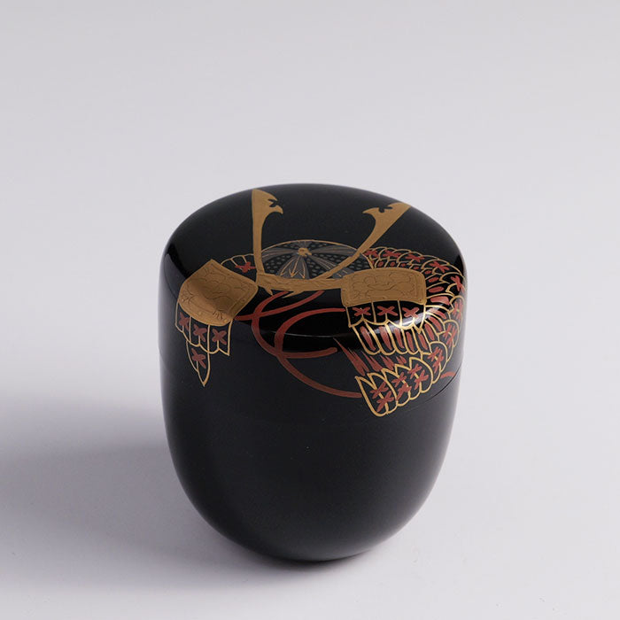 c280 茶碗 「愛の兜図」直江兼続愛用 帯山窯 木箱 茶道具 古物 茶碗「中棗 兜絵」 – 中村茶舗