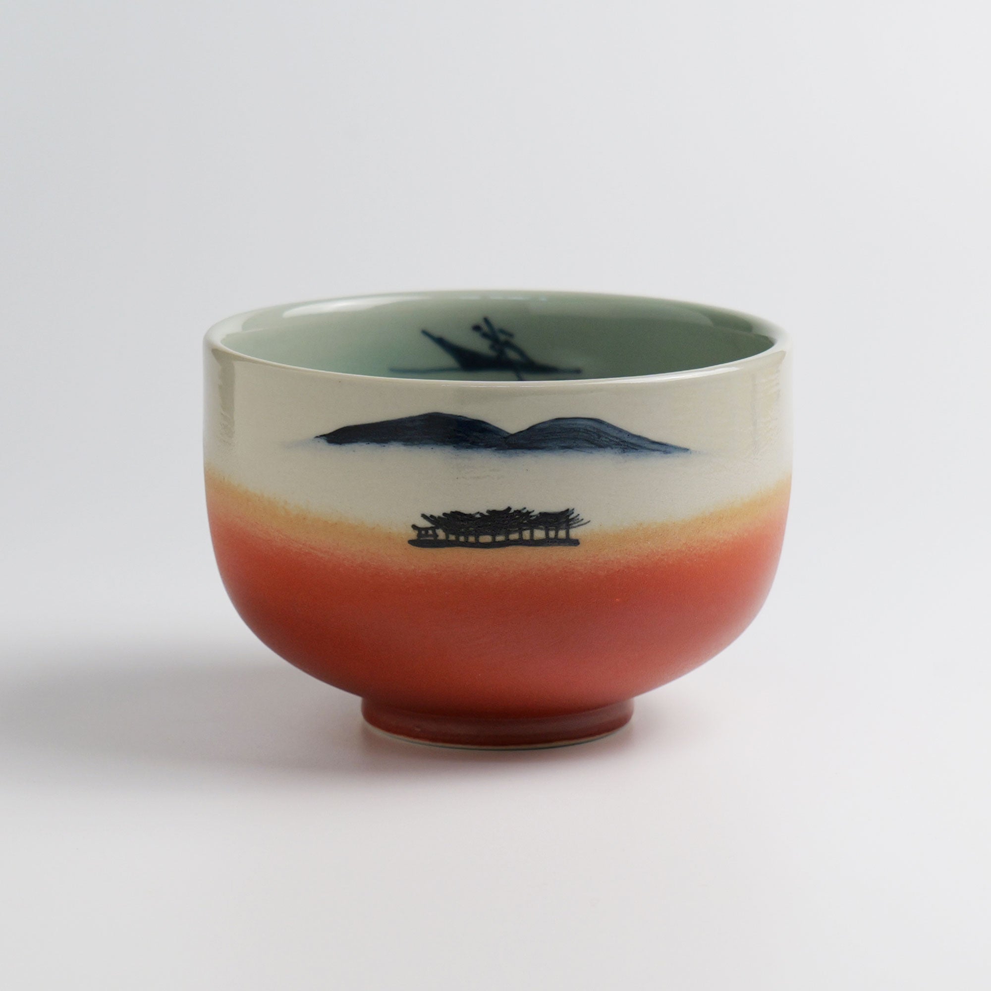 出雲本宮焼高橋幸治窯「夕景 抹茶茶碗」 – 中村茶舗