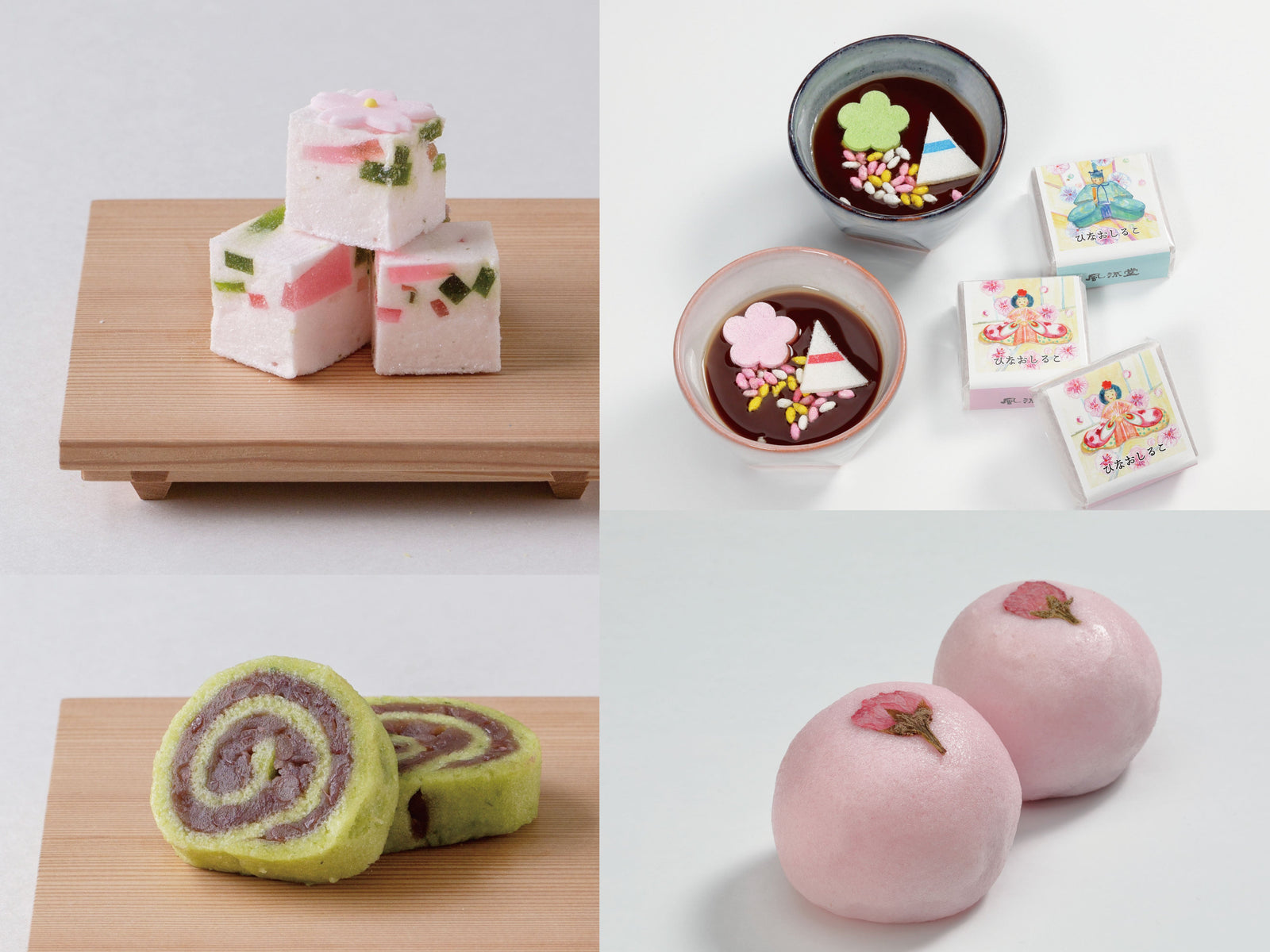 春の和菓子の販売を開始しました。