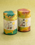 煎茶缶　ひの川＆一葉【A2-20】