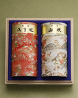 煎茶缶　山吹＆八重垣【N2-50】