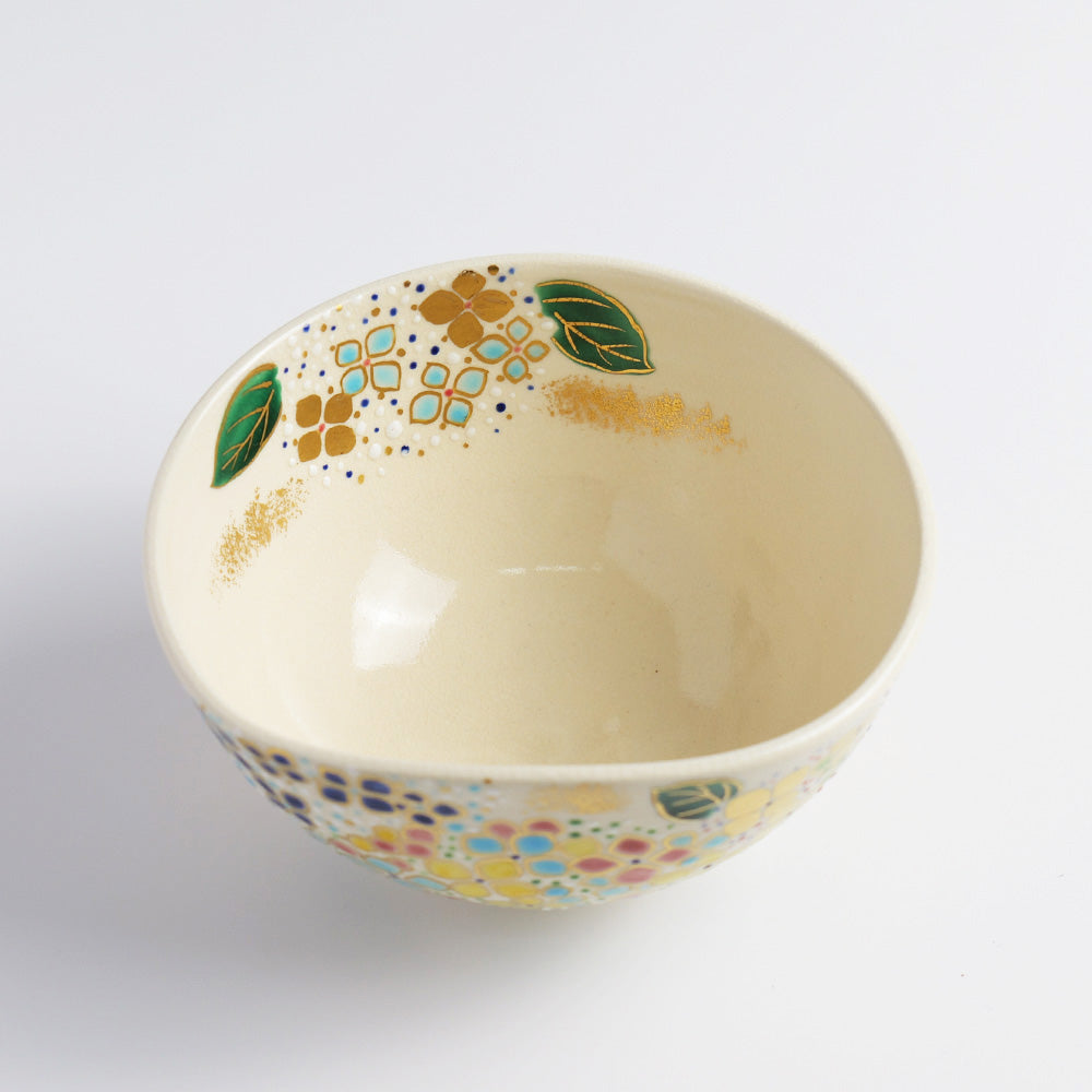 Tea Bowl "Blue-Gray Glaze, Crab Design"