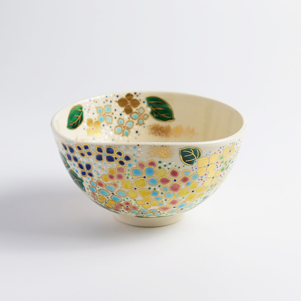 Tea Bowl "Blue-Gray Glaze, Crab Design"