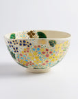 Tea Bowl "Blue-Gray Glaze, Crab Design"