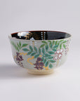 茶碗「掛分け　藤花」
