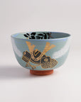 茶碗「色絵　兜飾り」
