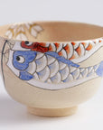 茶碗「色絵　鯉のぼり」