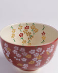 茶碗「紅地 枝垂桜」