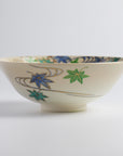 Tea Bowl "Blue-Gray Glaze, Crab Design"