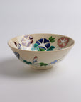 茶碗「色絵　朝顔」