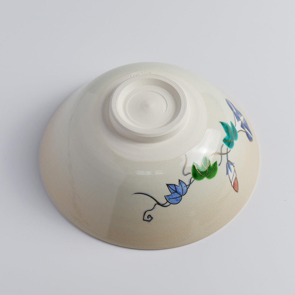 茶碗「色絵 朝顔」 – 中村茶舗
