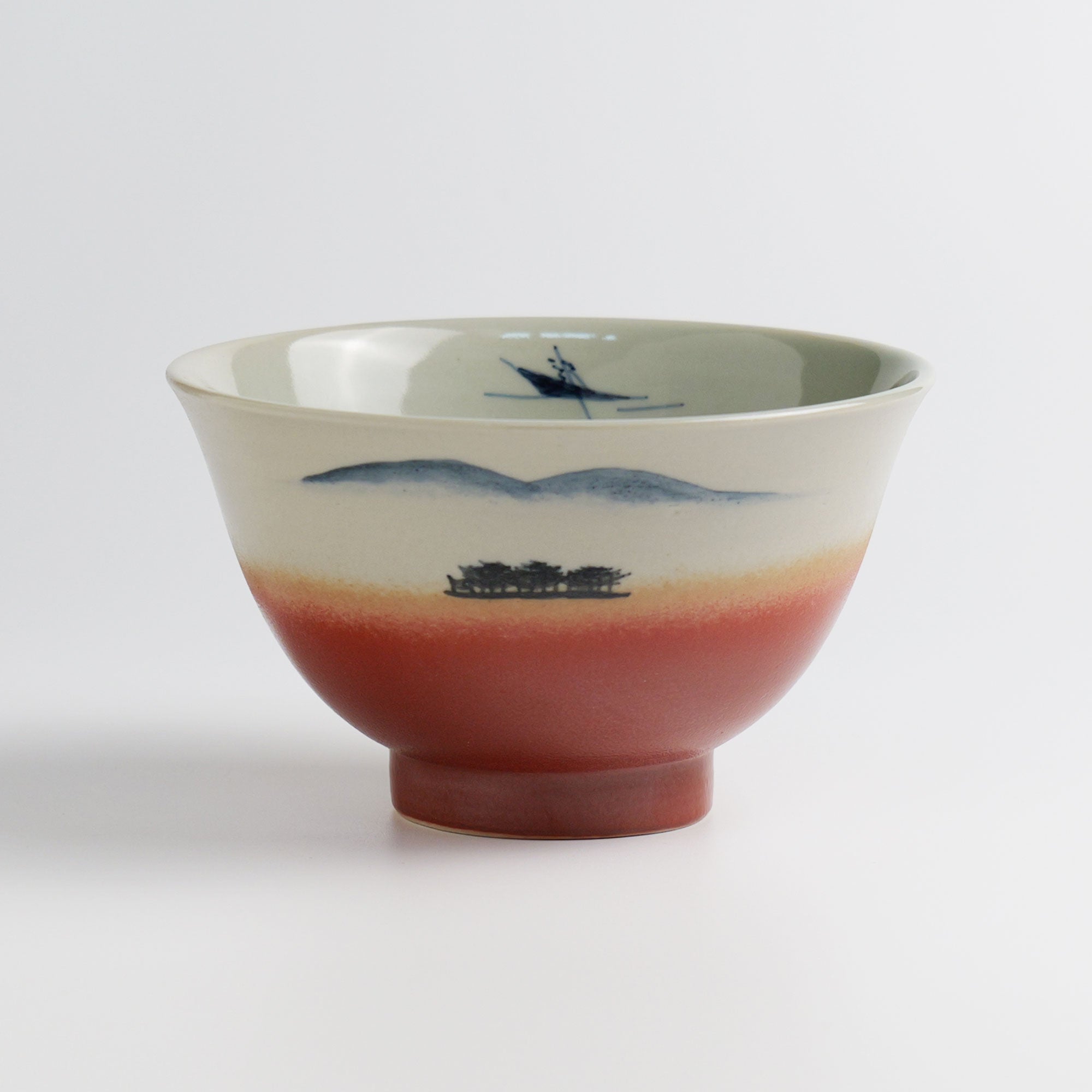 出雲本宮焼高橋幸治窯「夕景 抹茶茶碗」 – 中村茶舗